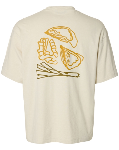 Selected - SLMDomestic Relaxdiesel T-Shirt - Silver Birch